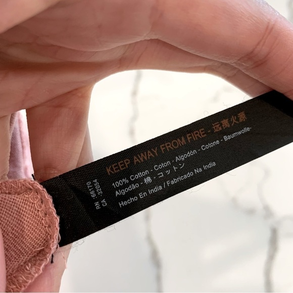 Dusty Rose Pink Dolman V-Neck Long Sleeve Crop Top - Picture 5 of 5